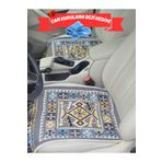 OBAM Oto Koltuk Kılıfı(çift Taraflı )yıkanabilir Araba Takımı Kilim(KIRÇILLI GRİ RENK)fiat,renault,ww,vb.