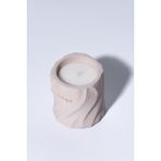 Obbje Artisan Collection Amber Kokulu Beton Mum | Bej Renk | Dekoratif & Modern Tasarım