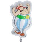Obelix Folyo Balon XXL 49,5 x 81 cm Balon Parti Asteriks ve Obelix Parti Aksesuarı Dekorasyon Doğum Günü Balon Dekorasyonu Parti Aksesuarı