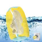 OBEST 2 adet ayakkabı yıkama torbası, spor ayakkabı, çamaşır makinesi için, 360° temizleme havlı, 39 x 19 cm, kendi kendini temizleyen ayakkabı, çamaşır makinesi ve kurutma makinesi için yıkama