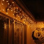 OBEV 8 Fonksiyonlu Dekoratif Saçak Led Sarkıt Perde Led Eklenebilir Led Süsleme Led Peri Led Işık Ledli Işık Yılbaşı Led Yılbaşı Işık Yılbaşı Süsü (4 Metre)