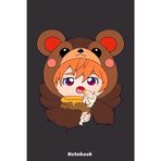 Obey me chibi onessie _Beell Notebook: 6x9 120 Pages, Ruled Notebook, Journal, Daily Diary, Organizer, Planner