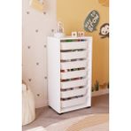 Obi Atölye Çok Amaçlı Oyuncak Dolabı 7 Sepetli Beyaz Suntalam 89 cm Yükseklik 45 cm Genişlik