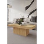 OBİ Atölye VOLKA-LONG Orta Sehpa 110x50 cm İskandinav Stili Küp Sehpa Safir Meşe