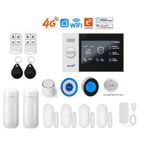 Obiem Akıllı Ev Güvenlik Alarm Sistemleri Kolay Kurulum Sim Kart/google Asistan/amazon Alexa/uzaktan Bağlantı