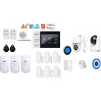 Obiem Akıllı Güvenlik Pet Destekli Alarm Sistemleri + Iç ve Dış Mekân PTZ HD Kamera - Ev ve Iş Yeri Standart Plus - Pet Destekli Güneş enerjili İç ve Dış Sirenli Dış Mekan Kameralı (Standart Plus)