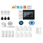Obiem Pgst Obiem Akıllı Ev Güvenlik Alarm Sistemleri Kolay Kurulum Sim /google Asistan/amazon Alexa/tuya Smart