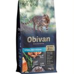 Obivan 6x1 kg Selection Sterilised Düşük Tahıllı Somonlu ve Karidesli Kısırlaştırılmış Kedi Maması