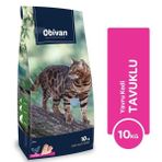 Obivan Tavuklu Kızılcıklı Yavru 10 kg Kedi Maması