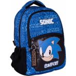 Obm Sonic The Hedgehog Yazı Desenli Okul Çantası 2561