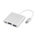 OBRAX 3 In 1 Type-C To Hdmı USB 3.0 Çevirici Dönüştürücü Adaptör 4K