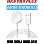 OBRAX Akılı Saat Şarj Kablosu Wireless USB Şarj Kablosu - Beyaz