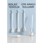 obrigado beyaz Silikon Uzun Saplı Mutfak Temizlik Biberon Kavanoz Yıkama Bardak Şişe temizlik fırça 1 adet