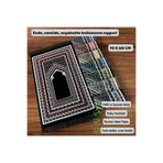 OBRNHOMEN 5 adet Kadife Namaz Seccadesi 400 gr Yumuşak Dokulu Kaliteli Şık Tasarım Hediyelik & Günlük Kullanım