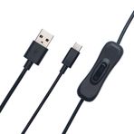 OBSBOT | OBSBOT Tiny ve Tiny 4K Webcam için AÇIK/Şalterli USB-A - USB-C Veri Kablosu