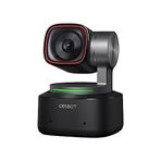 OBSBOT Tiny 2 – PTZ 4K web kamerası, AI izleme, sesli kontrol, jest kontrolü, otomatik odaklama, USB3.0, birden fazla mod, bilgisayar için web kamerası, konferanslar, yayın, görüntülü telefon, zoom.