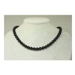 Obsidyen Taşı Kolye 8mm (Klipsli)