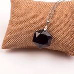 Obsidyen Taşı Kolye - Davut Yıldızı