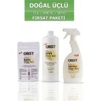 OBST Doğal Temizlik Fırsat Paketi Limon Tuzu 1 L + Sprey Limon Tuzu Limon Ferahlığı 500 ml + Katı Limon Tuzu 75 G (3'lü Set)