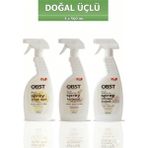 OBST Doğal Temizlik Sprey Seti Sprey Limon Tuzu 500 ml + Sprey Karbonat 500 ml + Sprey Çamaşır Sodası 500 ml (3'lü Paket)