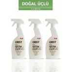 OBST Sprey Çamaşır Sodası Beyaz Sabun Leke Çıkarıcı Halı Tül Perde Giysiler Için Doğal Temizlik 3'lü Paket (3 x 500 Ml)