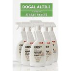 OBST Sprey Çamaşır Sodası Beyaz Sabun Leke Çıkarıcı Halı Tül Perde Giysiler Için Doğal Temizlik 6'lı Paket (6 x 500 Ml)