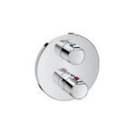 OBST500 Ankastre Termostatik Banyo Bataryası - Krom - STD