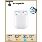 Ocado Beyaz 2. Nesil Tüm Telefonlar ile Uyumlu Bluetooth 5.0 Kulakiçi Kulaklık