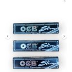 Ocb Slim Kağıt 3 Paket 33 Adet 1 Katlı Parfümsüz Günlük Kullanım İçin Pratik Seçenek - Siyah