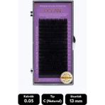 Ocean 0.05C Natural Kıvrım 13 mm Soft Eyelash Doğal Ipek Kirpik 16'lı - Siyah