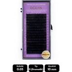Ocean 0.05D Dramatik Kıvrım 10 mm Soft Eyelash Doğal Ipek Kirpik 16'lı - Siyah
