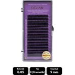 Ocean 0.05D Dramatik Kıvrım 9 mm Soft Eyelash Doğal Ipek Kirpik 16'lı - Siyah