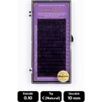 Ocean 0.10C Natural Kıvrım 10 mm Soft Eyelash Doğal Ipek Kirpik 16'lı - Siyah