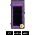 Ocean 0.10C Natural Kıvrım 14 mm Soft Eyelash Doğal Ipek Kirpik 16'lı - Siyah