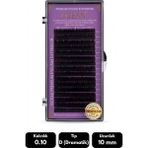 Ocean 0.10D Dramatik Kıvrım 10 mm Soft Eyelash Doğal Ipek Kirpik 16'lı - Siyah