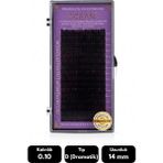 Ocean 0.10D Dramatik Kıvrım 14 mm Soft Eyelash Doğal Ipek Kirpik 16'lı - Siyah