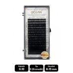 Ocean 0.10D Dramatik Kıvrım Mix Soft Eyelash Takma Kirpik 16'Lı