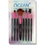 Ocean 8'li Makyaj Fırça Seti - Pınk - pink