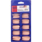 Ocean Balerin Protez Takma Tırnak 100 Adet Pembe Doğal Görünümlü Dayanıklı Ev ve Salon Kullanımı