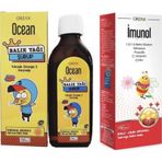 Ocean Balık Yağı Şurubu Portakal Aromalı Imunol Şurup