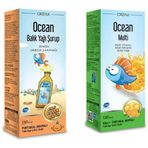 Ocean Balık Yağı Şurup Portakal Aromalı 150 ml+150 ml Ocean Multi Şurup Ballı-Portakal Aromalı