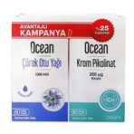 Ocean Çörek Otu Yağı 60 Kapsül + Krom Pikolinat 90 Kapsül