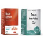 Ocean Curcumin 30 Kapsül + Krom Pikolinat 200 Mcg 90 Kapsül Ikili Set - 1