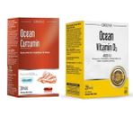 Ocean Curcumin 30 Kapsül + Vitamin D3 400 IU 20 ml Sprey