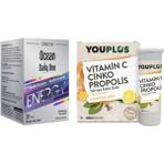 Ocean Daily One Energy 30 Tablet + YouPlus Vitamin C Çinko Propolis 20 Efervesan Tablet