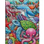 Ocean Dreams: A Zentangle-Inspired Sea Life Coloring Book: A Mindfulness & Stress Relief Journey Through the Ocean
