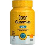 Ocean Gummies D3 K2 Vitamini 60 Adet(YENİ MİADLI) Portakal Aromalı Çiğnenebilir Jel Formda Takviye Edici Gıda - --