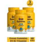 Ocean Gummies D3K2 3x60 Çiğnenebilir Tablet