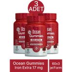 Ocean Gummies Iron Extra 3x60 Çiğnenebilir Tablet