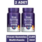 Ocean Gummies Multivitamin 60 Çiğnenebilir Jel Form 2 Adet - Portakal